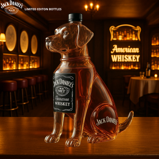 Cam Bulldog Viski Şişesi