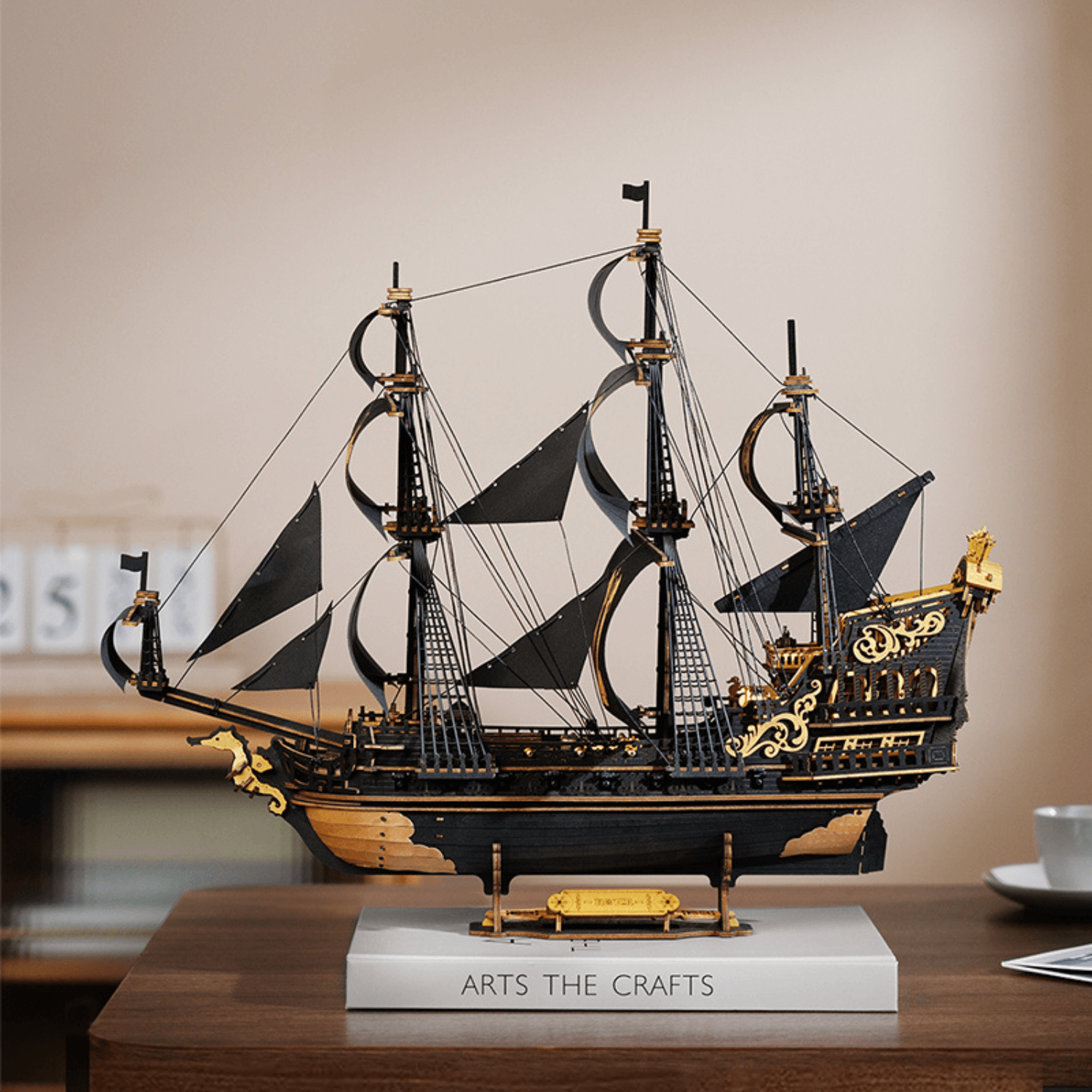 The Seahorse Barque | Piratenschiff 3D Puzzle Robotime