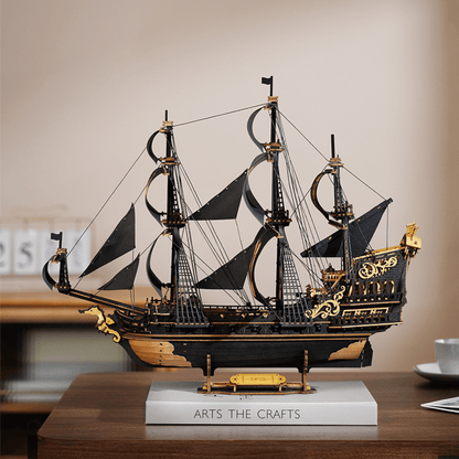 The Seahorse Barque | Piratenschiff 3D Puzzle Robotime
