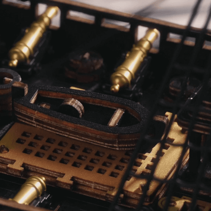 The Seahorse Barque | Piratenschiff 3D Puzzle Robotime